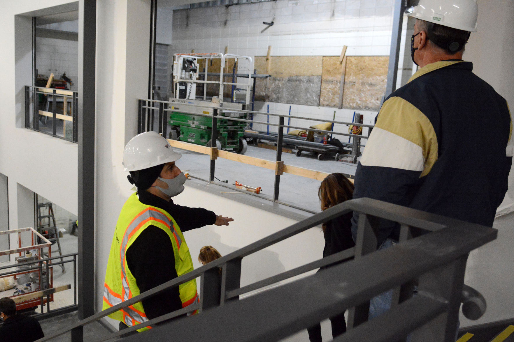 Tour of Jack Young Middle School construction, Dec. 7